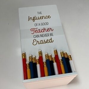 TEACHER’S INFLUENCE 4.5" X 8.75" TEACHER'S SUPPLY BOX